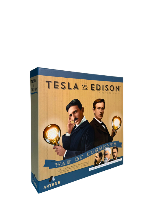 Tesla vs. Edison: War of Currents Kickstarter Edition + Expansion + Sleeved