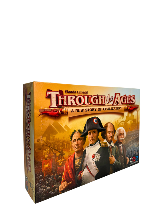 Through the Ages: A New Story of Civilization + Expansion + Custom Insert + Sleeved Cards