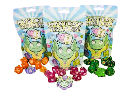 Mystery Dice Blind Bag & Pin