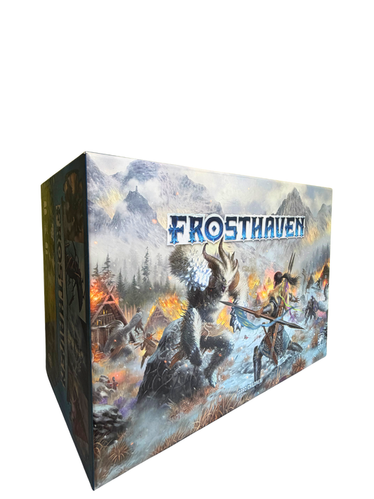 Frosthaven Kickstarter Edition + Removable Sticker Pack + Solo Expansion (BNIS)