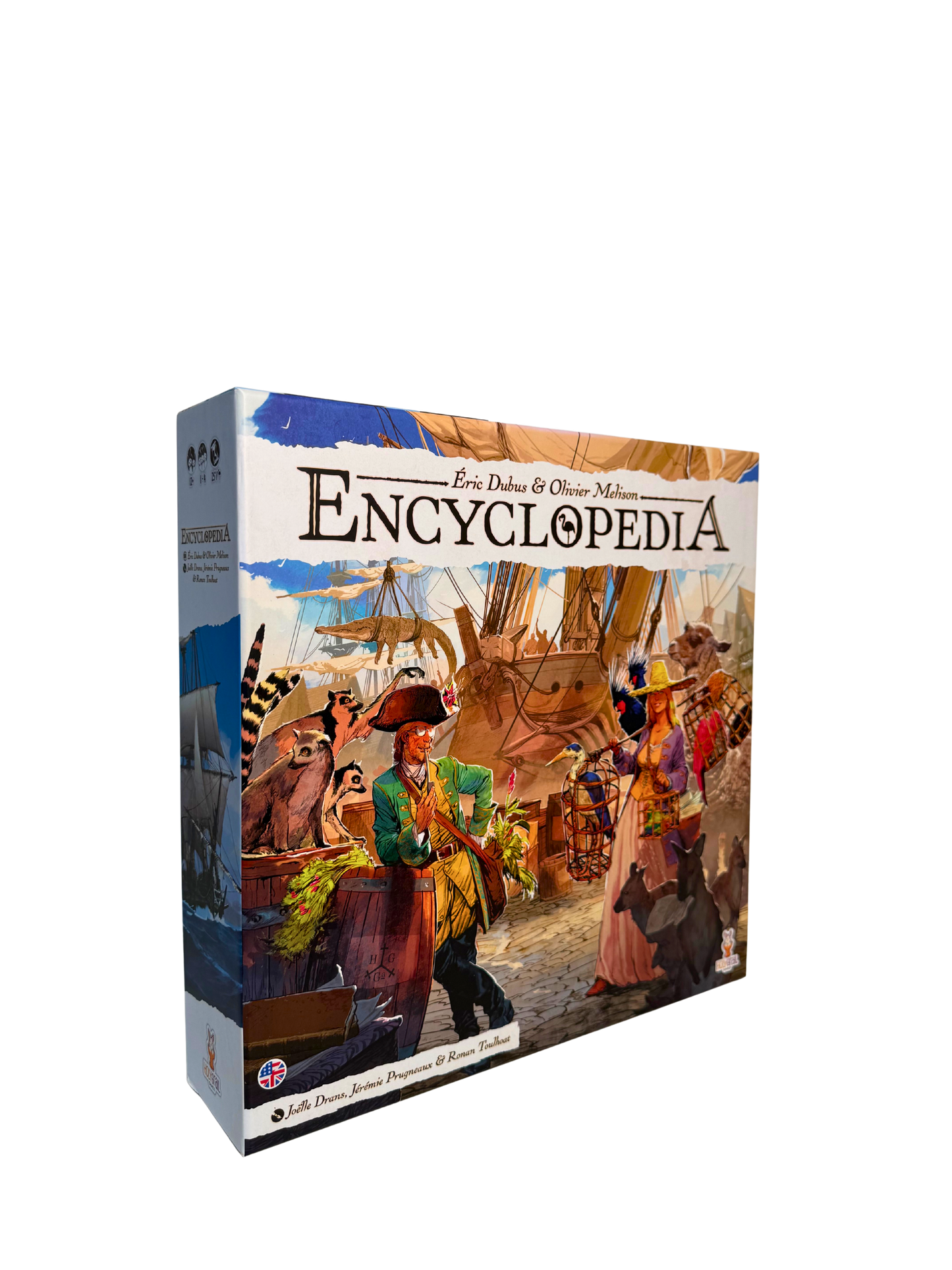 Encyclopedia Kickstarter Edition + Expansion + Metal Coins