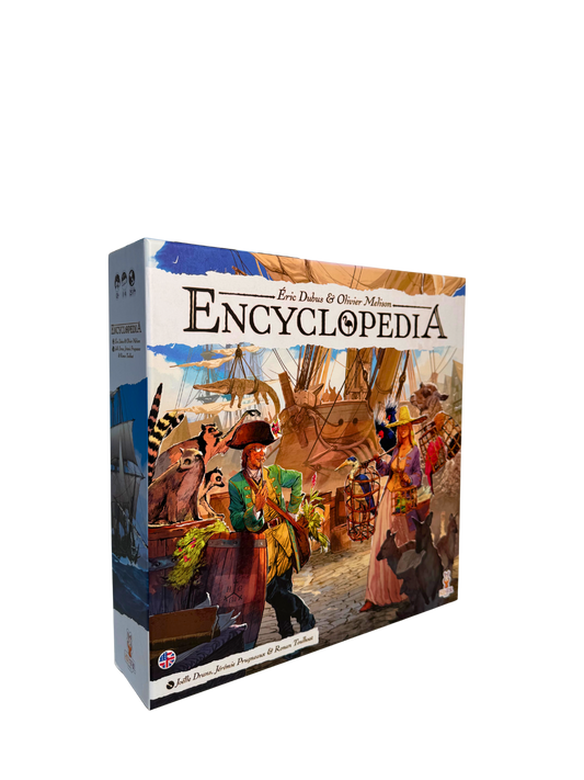 Encyclopedia Kickstarter Edition + Expansion + Metal Coins